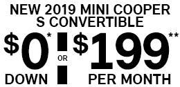 $0* DOWN OR $199** PER MONTH