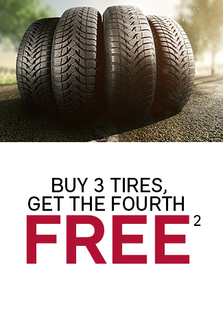 Buy 3 Tires, Get the 4th Free
