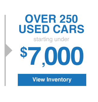 Over 250 Used Cars Starting Under $7,000