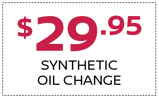$29.95 synthetic oil change coupons