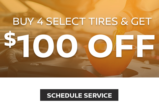 Buy 4 select tires and get