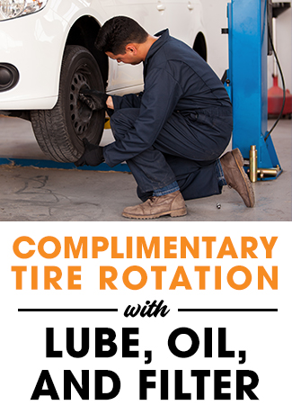 Complimentary Rotation with Lube, Oil & Filter