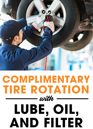 Complimentary Rotation with Lube, Oil & Filter