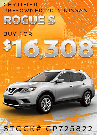 Certified Pre-Owned 2016 Nissan Rogue S
