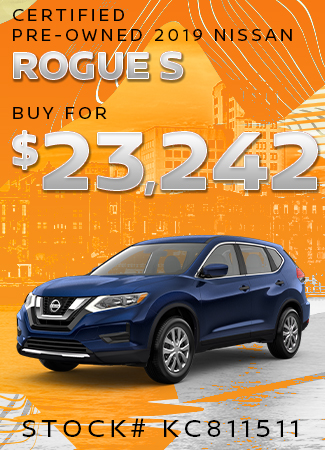 Certified Preowned 2019 Nissan Rogue S