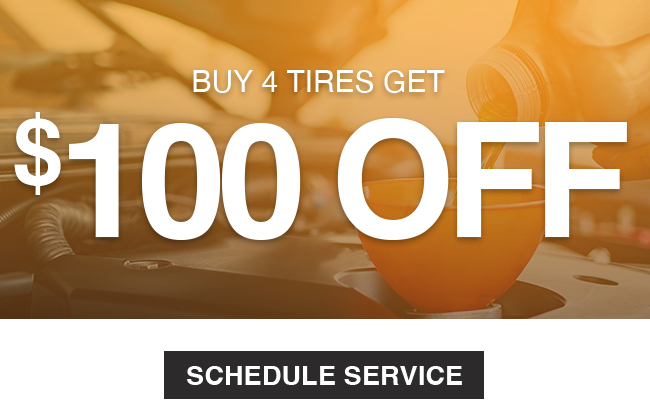 buy 4 tires get 100 off