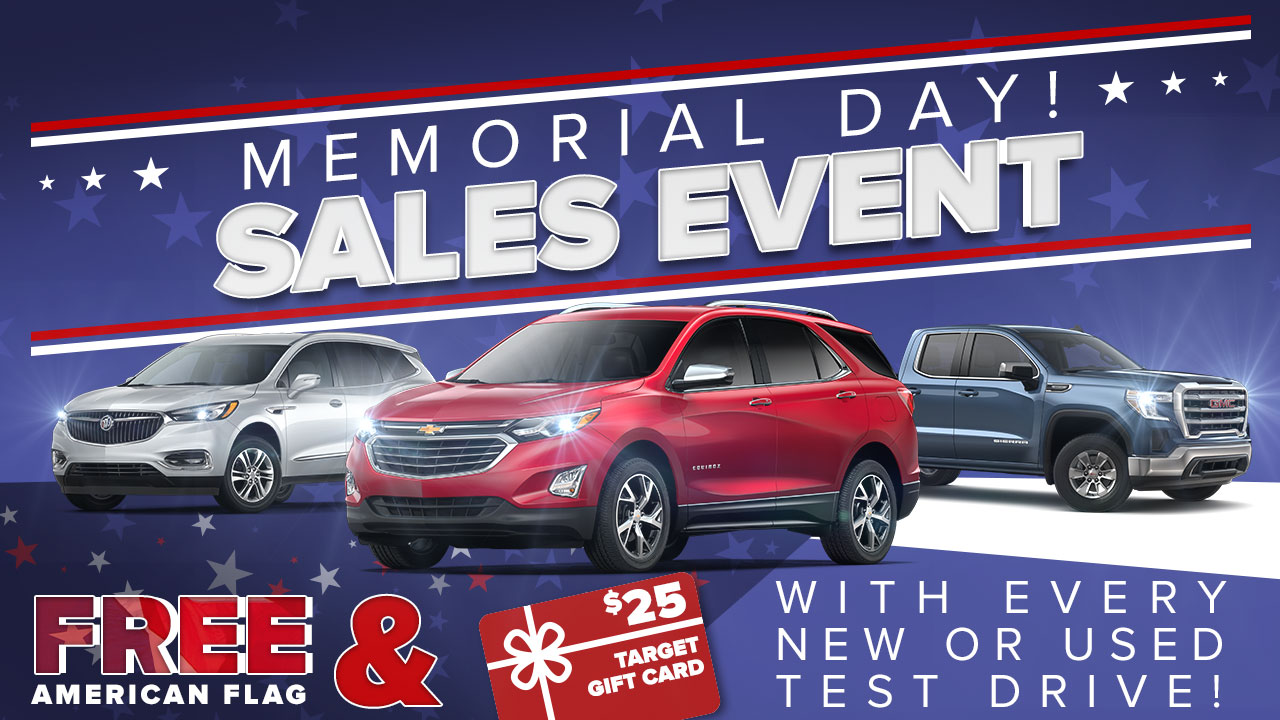 Memorial Day Sales Event
