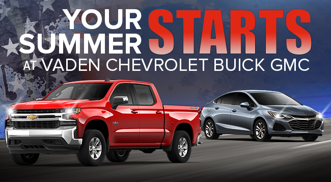 Your Summer Starts at Vaden Chevrolet Buick GMC in Beaufort