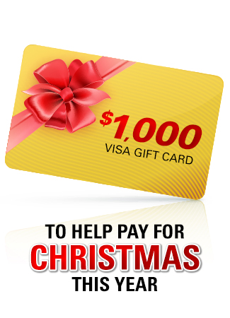 $1,000 Visa Gift Card To Help Pay For Christmas This Year