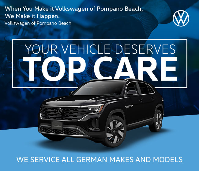 Your vehicle deserves top care - we service all German makes and models