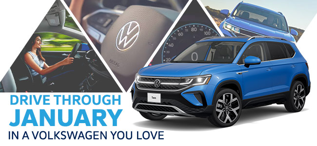 Drive thpough January with the VW you love