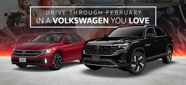 Drive through February in a Volkswagen You Love