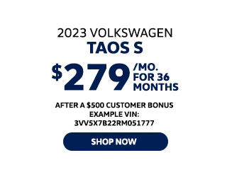 Volkswagen Taos special offer