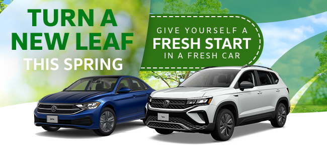 Turn a new leaf this spring, give yourself a fresh start in a fresh car