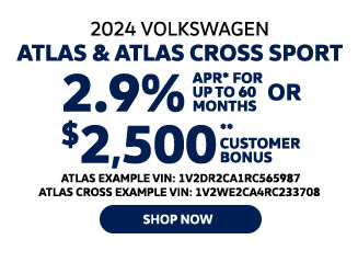 Volkswagen Atlas 2.0 SE special offer