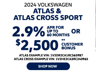 Volkswagen Atlas 2.0 SE special offer