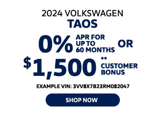 Volkswagen Taos special offer