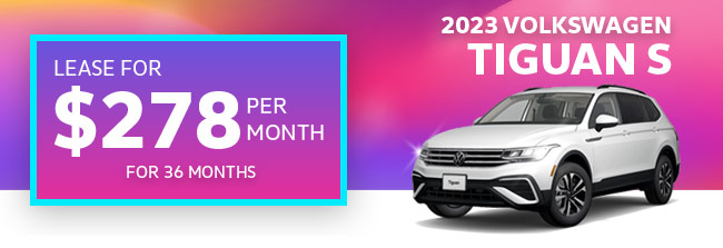 special offer on Volkswagen Tiguan S