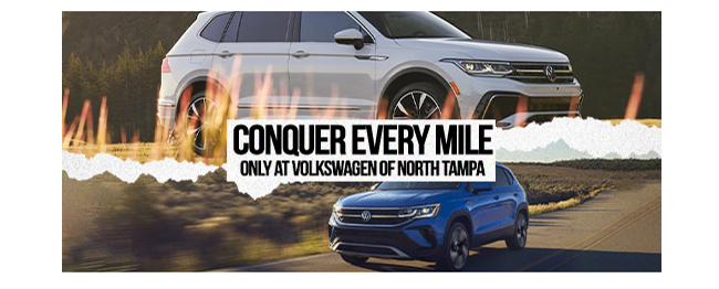 Conquer every mile only at Volkswagen of North Tampa