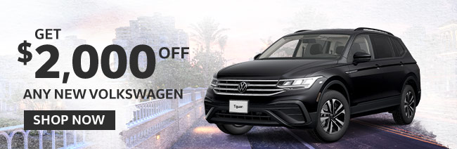 get 2000 dollars off a VW