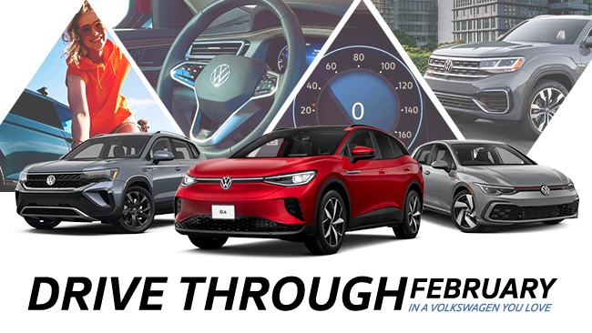 Drive through February in a Volkswagen you love