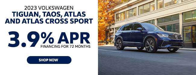 new Volkswagen Tiguan, Taos, Atlas and Atlas Cross Sport