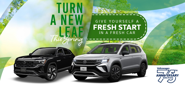 Turn a new leaf this spring - give yourself a fresh start in a fresh car