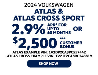 2024 Volkswagen Atlas and Atlas Cross Sport