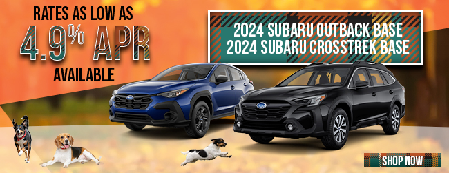 Subaru Outback and Subaru Crosstrek offers