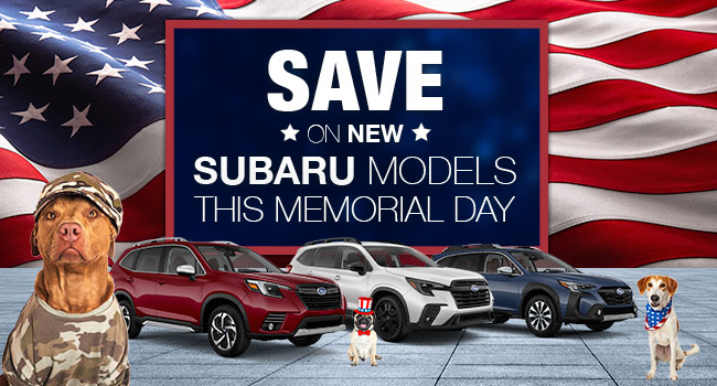 Save on new Subaru models