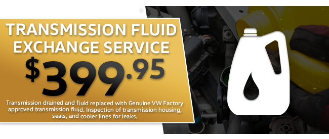 Transmission Fluid Exchange Service Special