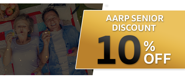 AARP Senior Discount 10% OFF service