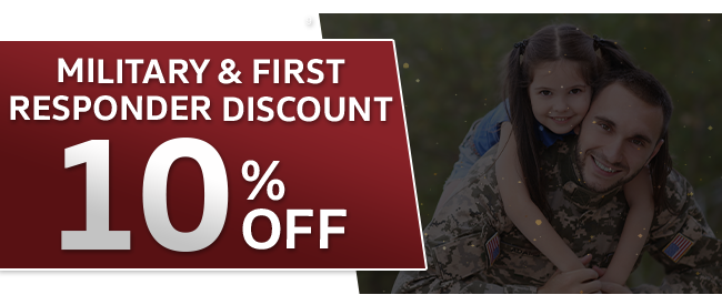10% Off First Responders and Military