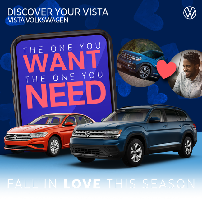 Discover your vista, vista volkswagen