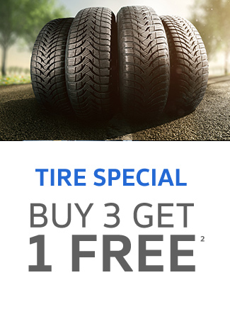 The Buy 3, Get 1 Tire Free