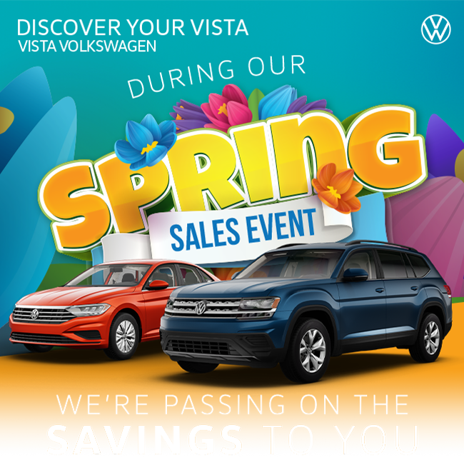 During Our Spring Sales Event - were passing on the Savings to you