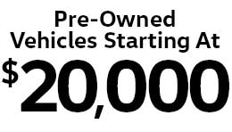 Used vehicles under $20,000