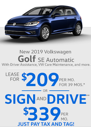 2019 VW Golf SE Automatic