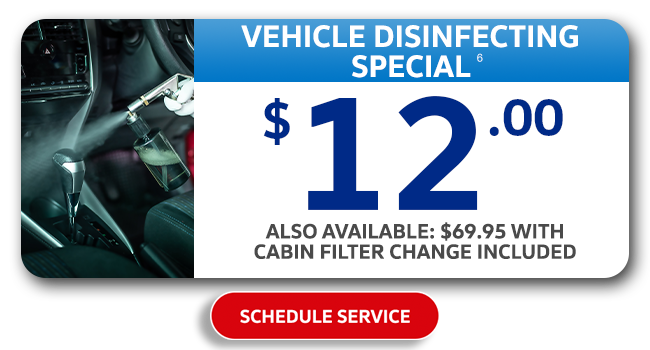 Vehicle Disinfecting Special