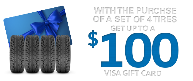 up to $100 Visa Gift Card