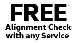 Free Alignment Check w/any Service