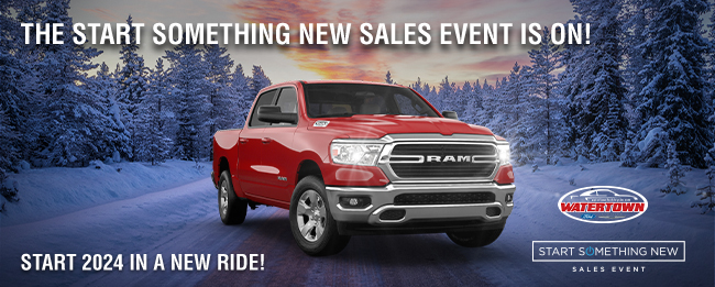 start something new sales event is on. start 2024 with a new ride!