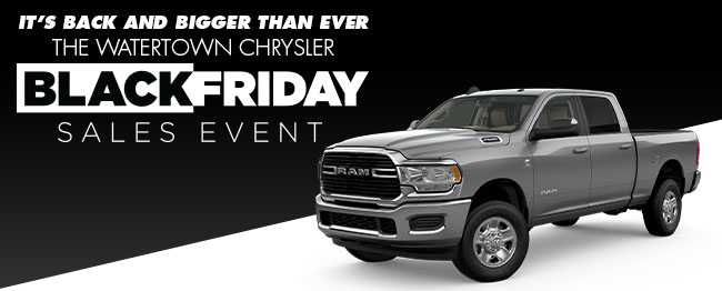 t’s Back And Bigger Than Ever The Watertown Ford Chrysler Black Friday Sales Event