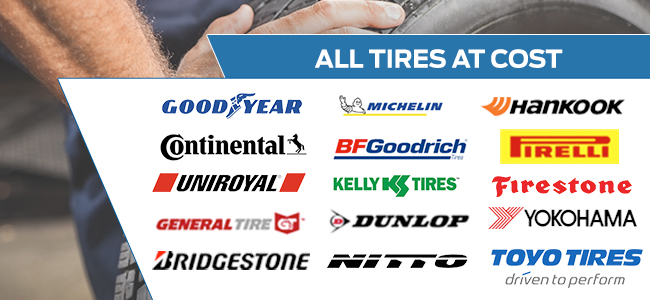 All Tires at Cost