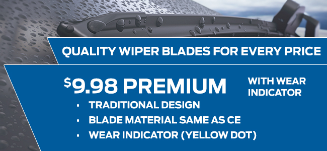 Quality Wiper Blades For Every Price

$9.98 Premium