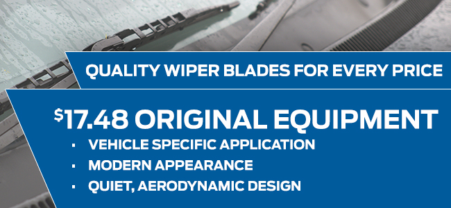 Quality Wiper Blades For Every Price

$17.48 Original Equipment