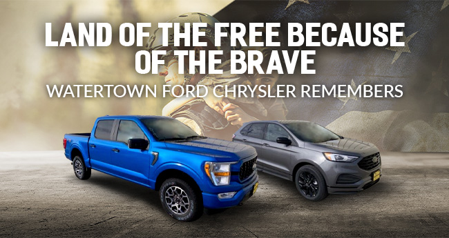 promotional offer from Watertown Ford Chrysler