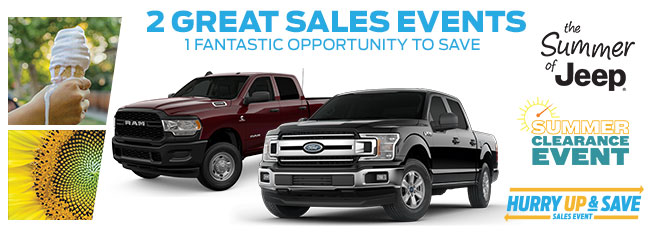2 Great Sales Events