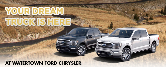your dream truck is here at Watertown Ford Chrysler