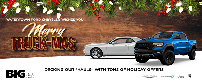Watertown Ford Chrysler wishes you Merry Truck-Mas